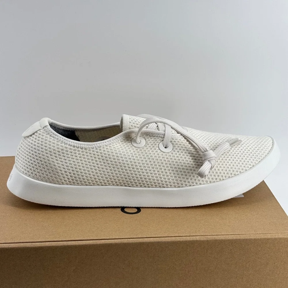 Allbirds Tree Skippers Mens 12 Chalk White Eucalyptus Fiber Sneakers TS2MKWW120